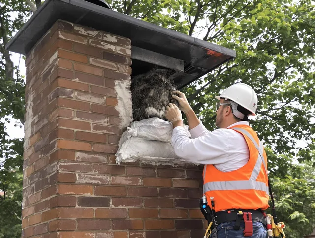 Humane removal of debris and animals by Westminster Chimney Sweep in Westminster, CA