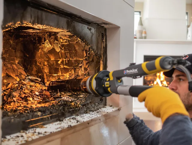 Professional chimney cleaning by Westminster Chimney Sweep in Westminster, CA