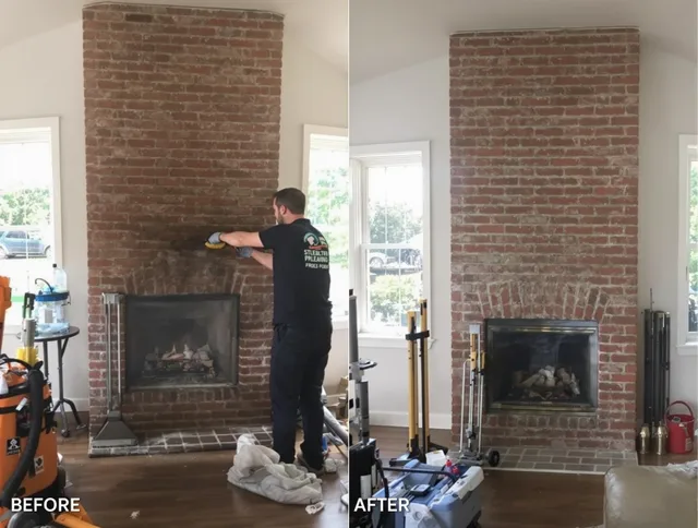 Finished chimney sweeping service by Westminster Chimney Sweep in Westminster, CA