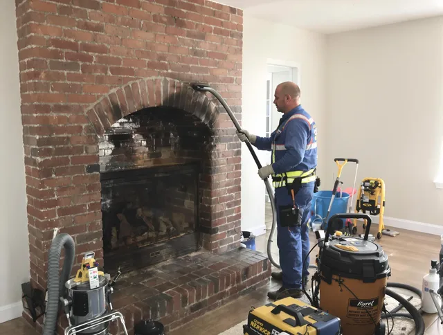 Westminster Chimney Sweep expert performing detailed chimney sweep in Westminster, CA