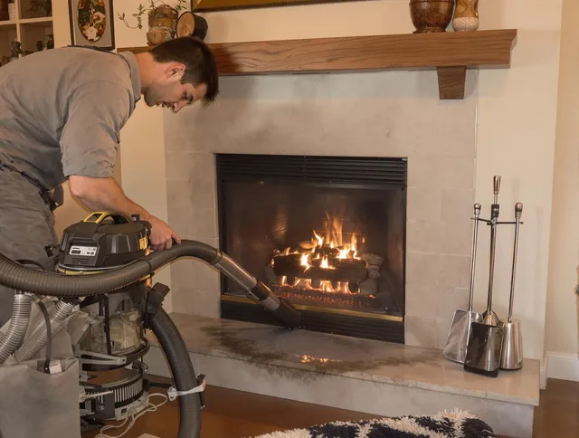 Routine fireplace upkeep by Westminster Chimney Sweep in Westminster, CA