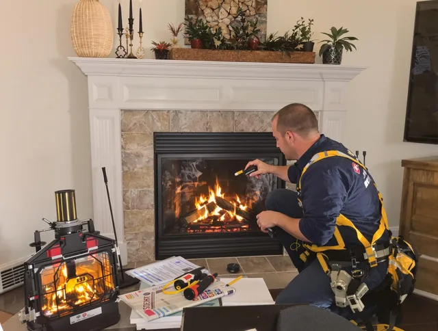 Safety-focused fireplace inspection by Westminster Chimney Sweep in Westminster, CA